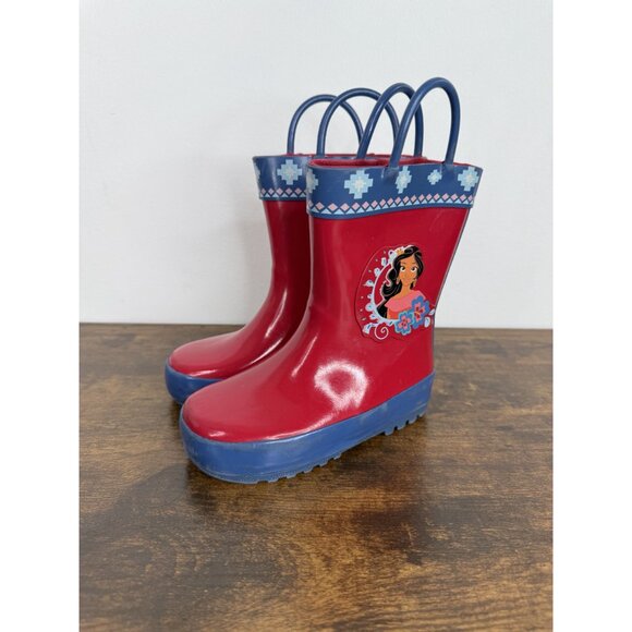 Disney Elena of Avalor Kids Rain Boots - Size 8 - Picture 7 of 7